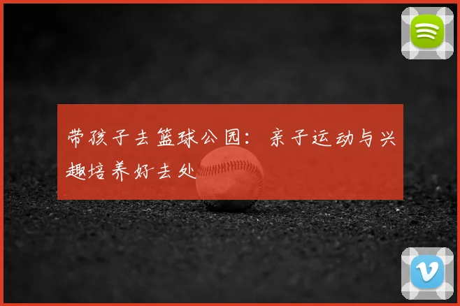 带孩子去篮球公园:亲子运动与兴趣培养好去处
